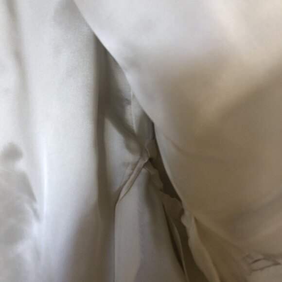 Oscar De La Renta Blazer Mens 46R  Cream Silk Wool Sport Coat Jacket Career - Picture 14 of 16